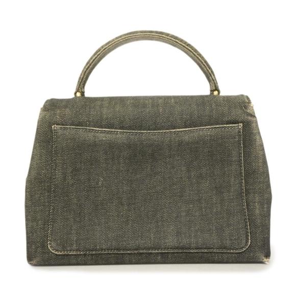 Chanel handbag denim black ladies - Picture 16 of 16